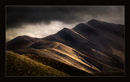 Mountains from the road through Lindis Pass